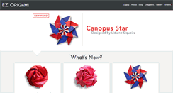 Desktop Screenshot of ez-origami.com