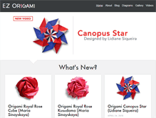 Tablet Screenshot of ez-origami.com